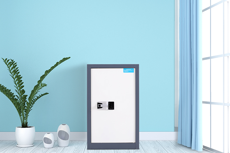 單門保密柜灰套白