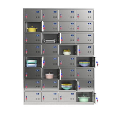 32門不銹鋼取餐柜