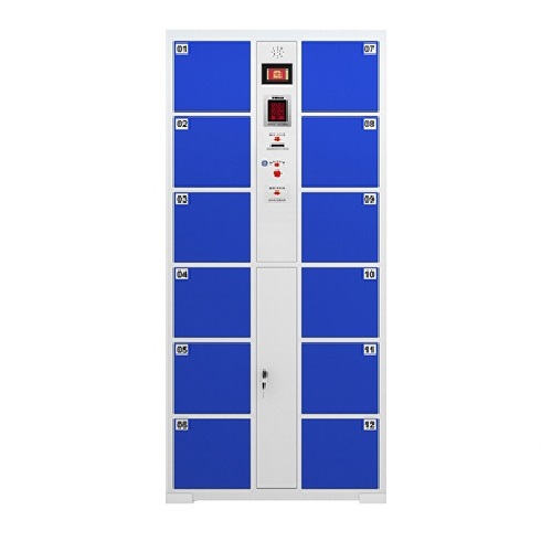 12門紅外條碼存包柜