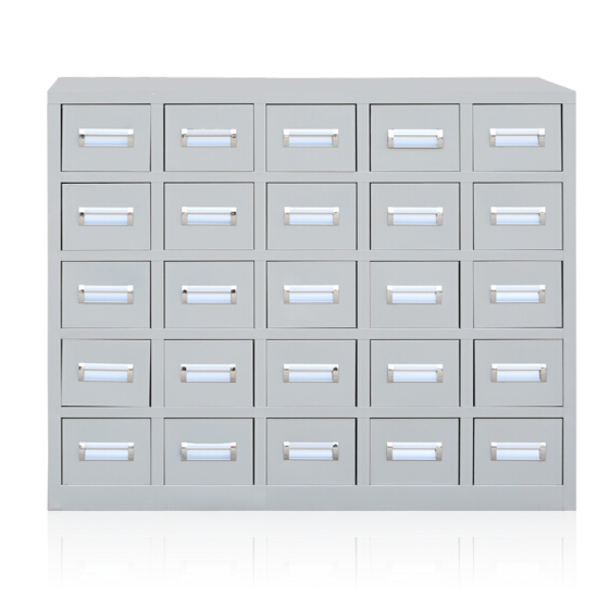 25抽75味中藥柜 仿古紅