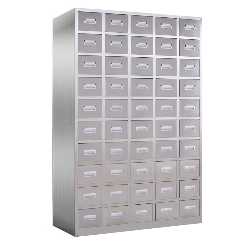 50門不銹鋼中藥柜