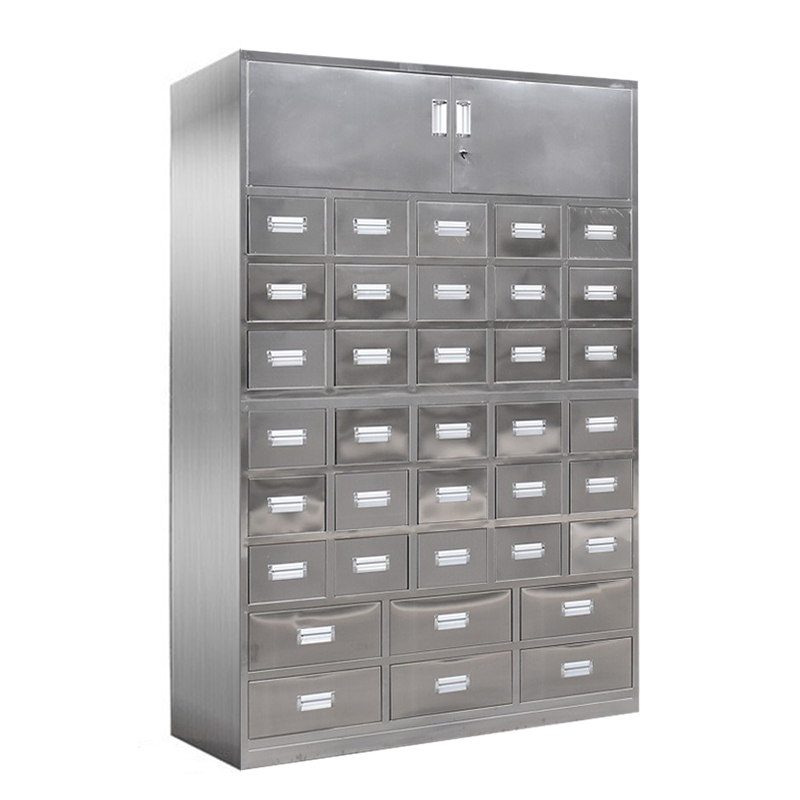 36門不銹鋼中藥柜